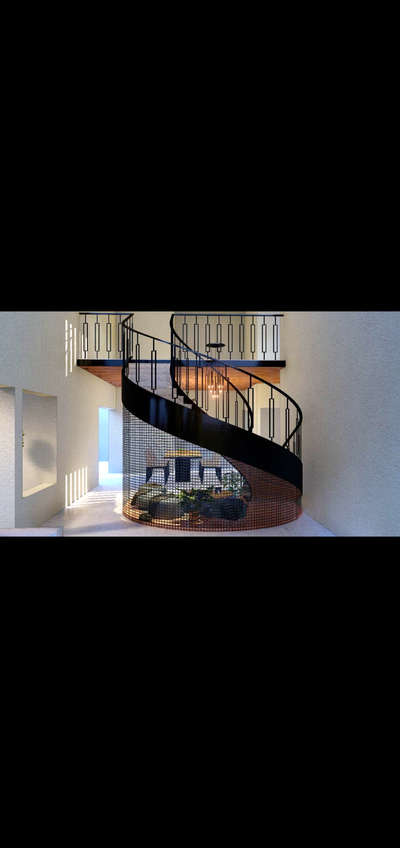 01_ Staircase Design. 

Solution to counter the accidents caused by the sawtooth circular staircase in an  open hall. Also to utilize the space under the staircase.

 #architecturedesigns #3drendering #3dmodeling #InteriorDesigner #steelfabrication  #sketchupwork #lumion10  #woodworking #Architectural&Interior #CelingLights #sittingroomdecor #sittingarea #commonarea #HouseDesigns #designsolution #Metalpartition