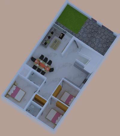 plan in 3d view