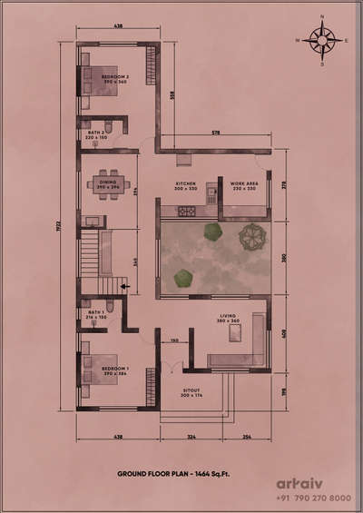 Ground Floor Plan 

 #FloorPlans  #2DPlans  #2BHKPlans  #houseplan  #HouseDesigns  #SouthFacingPlan  #keralahouseplans