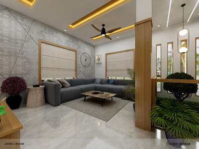simple modern living @panoor 
 #Modularfurniture #LivingroomDesigns #InteriorDesigner #Kannur