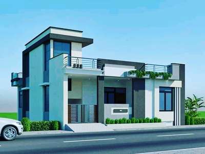 # house elevation  #exterior_Work  #exterior house elevation #InteriorDesigner  #exteriordesigns