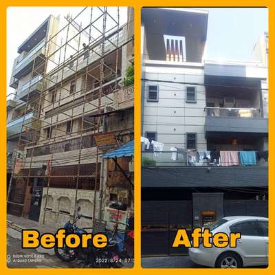 front elevation work completed book your site call on📞 7011392986.
 #frontElevation  #3D_ELEVATION #modernelevation #HPL  #hplacp  #hpl_cladding  #cladding  #acp_cladding  #acp_design  #acpsheets  #acpcladdingwork  #acpdesigner