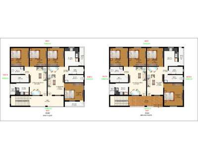*floor plans*
2d floor plans with rendering and furniture placement