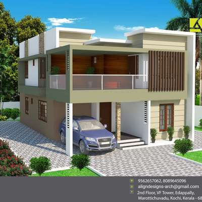 Proposed Residential Building at Kollamkudimugal
4BHK 2100 Sq. F
ALIGN DESIGNS 
Architects & Interiors
2nd floor,VF Tower
Edapally,Marottichuvadu
Kochi, Kerala - 682024
Phone: 9562657062