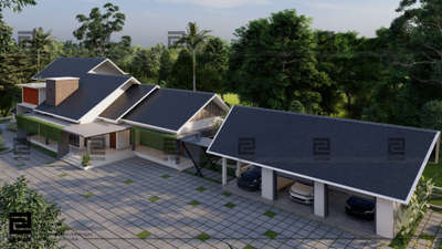Project: Residence at Trivandrum

Area: 4500 sqft
 #residentialbuilding #CivilEngineer #Architectural&nterior