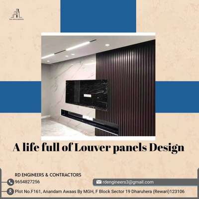 make your dream hall with us contact us for more information 9654827256
#modular #tvunits #tvpanel #louverpanel #louver