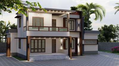 #exterior_Work #ElevationHome #HouseDesigns  #KeralaStyleHouse  #keralastyle