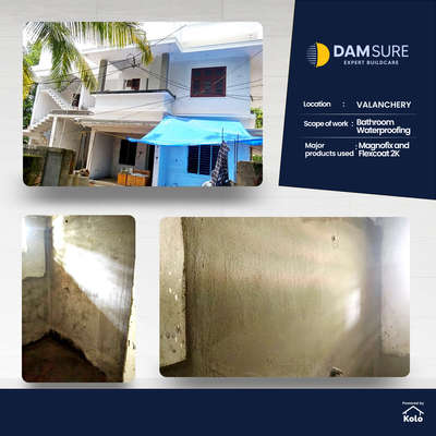 Completed Project

Location :valanchery
Scope of work:Bathroom waterproofing
Major products used:Magnofix and flexcoat 2K
.
.
#damsureproducts #waterproofingservices #damsurewaterproofing #damsure #WaterProofings #Water_Proofing