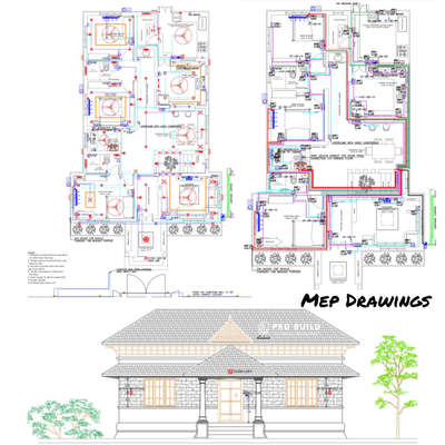 # Electrical system Drawings #Kottayam  #Electrical   #mepdrawings  #MEP_CONSULTANTS  #mepdrawings  #Nalukettu  #TraditionalHouse  #traditiinal  #electricaldesigning  #electricalengineer  #electricalcontractor  #wiring  #consultingproject  #newsite  #newclient  #4BHKPlans  #InteriorDesigner  #architecturedesigns  #Architectural&Interior   #Plumbing  #plumbingdrawing