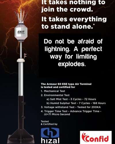Protect Your Home & Valuable Appliances from Lightning Hazards


Confid Innovation
9745038148
9567603370

Visit- www.confid.in