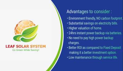 advantages of solar #solarenergy #solarsystem #leafsolar  #gosolar