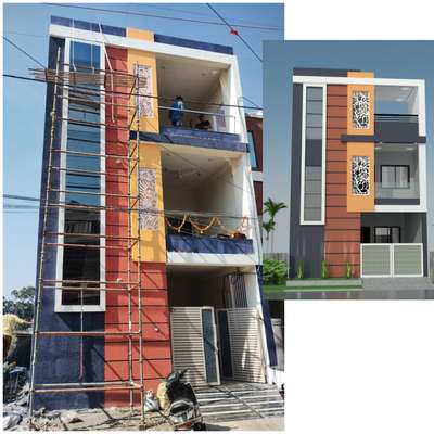 With Material Construction Work
Planning Elevation IMC
MORE detail contact us 8120999066 
 #indorecity  #indorecontractor