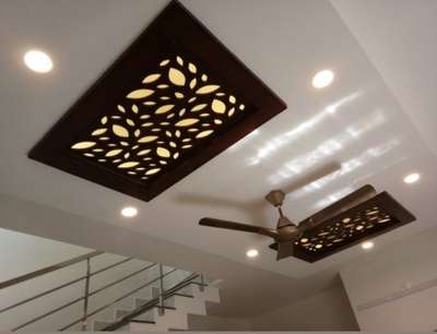 MDF wooden false ceiling work