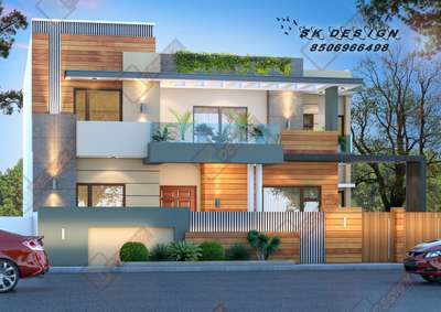 Modern home design 2023.Exterior home design. #kolopost #modernhome #HouseDesigns #HouseConstruction #frontelivation #skdesign666