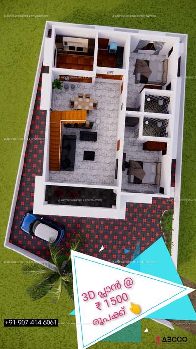 *Floor Plan 3D*
3D Floor Plan Start from ₹1500
