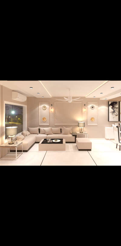 living room 3d view.