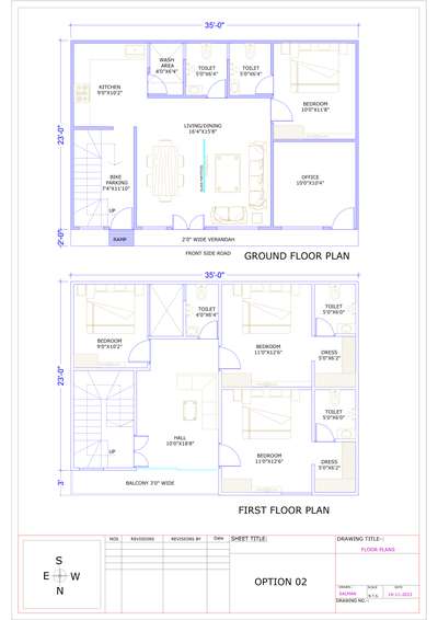 Floor Plans
#35x23houseplan
