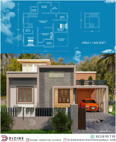 1340+ SQFT EXTERIOR 3D DESIGN 
#DIZINE_CREATIVE_STUDIO

📋PROJECT : 1340+ SQFT EXTERIOR DESIGN 
🗺️LOCATION :   KSD 
🖌️DESIGNED BY : 

➡️The View you are seeing here JUST A PICTURE, the materials and lighting used in it are NOT ORIGINAL ones, we could not give The ORIGINAL EFFECT on the views. When it becomes in pratical it would be more beautiful than we see here.

FOLLOW US ON INSTAGRAM @DIZINE_CREATIVE_STUDIO 
  #3dcad #exterior #3ddesign # #construction #Dizine #3dvisualization #3dmodeling
#ind #design #Sham_Cee
#exterior3D #FloorPlans #3dmodeling #3Dvisualization #InteriorDesigner #kasaragod #moderndesign #creative #studio