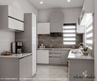 ðŸ�½ï¸�The kitchen is the heart of the homeðŸ�¡

For more details contact us
Call : +91 70349 00623, +91 9846468708
Mail : silveroaksdesign@gmail.com
Web :https://www.silveroaksdesign.com/

#interiordesign
#kitchendesign #keralahome_interiorexterior #keralahomeplanners #interior #interiordesigner #designer #designkerala #keralainteriordesign #KitchenInterior  #KitchenIdeas  #KitchenCabinet  #LargeKitchen  #LShapeKitchen
