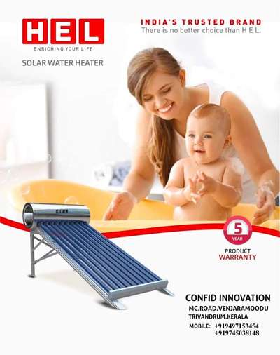 Hot Water Throughout Life....

Confid Innovation
9745038148
9567603370

visit- www.confid.in