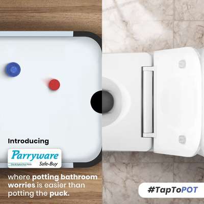 parryware india We know it's hard to pot the puck in a game of Air Hockey! What's easy is potting all your bathroom worries in one single click with Parryware Safe-Buy.

#Parryware #SafeBuy
