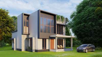 1480 sq. ft. house design at Kollam, Kerala. 

#ElevationHome  #ElevationDesign  #HouseDesigns  #ContemporaryHouse  #SmallHouse  #facade  #facadedesign  #facadelovers  #elevationideas  #elevationrender  #lumion  #sketchup