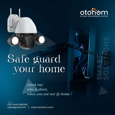 Keep your home safe effortlessly with Otohom Smart Home Security. Our smart system gives you total control and peace of mind. Watch over your home in real-time, and let smart sensors keep an eye out for any unusual activity. Otohom – making home security easy and effective.
 #HomeAutomation  #ElevationHome #otohom #smarthomes