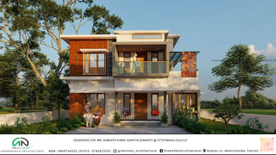 Residential Project @ Ottathengu Calicut kerala 
3000 soft 4 BHK 
#ContemporaryHouse
