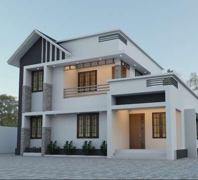 Engandiyoor site.
Ground Floor,
Sit out, Living, Dining, 2 bed+ attached, kitchen, Store& Work Area
First Floor
Balcony, Living, 1bed+ attached.
1700 sqft villa.