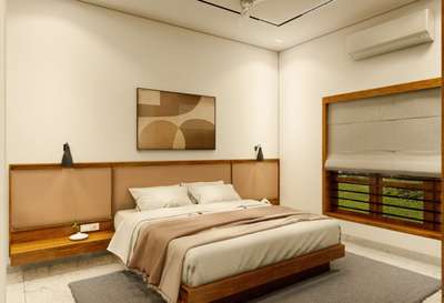 Bedroom Interior - Warm Theme
Client - Jai Properties
Design - Spatialux Designs
Team - Ar. Avinash, Ar.Arun

 #Kollam  #Kerala #ElevationHome #ElevationDesign #3dhouse #3D_ELEVATION #HouseDesigns #Architect #spatialux #spatialuxdesigns #ContemporaryHouse #ContemporaryDesigns #modernhome #moderndesign #architecturedesigns #arhitecture #BedroomDesigns #MasterBedroom #BedroomDecor #BedroomIdeas #KingsizeBedroom