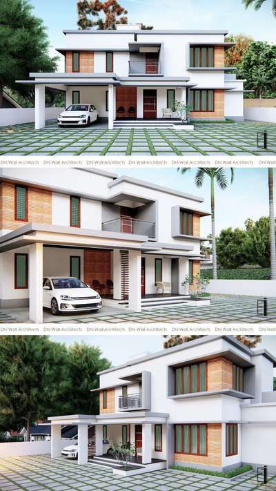 Contemporary Style Residential Building @Sreekandapuram 
 #architecturedesigns #keralastyle #ContemporaryHouse #simple #keralastyle #simple #Architect #HouseDesigns #3delivation #architecturedesigns #HouseDesigns #keralagallery #keralahomedream