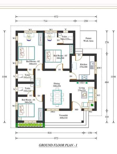 3Bedroom House Plan 
 #HouseDesigns  #30LakhHouse  #homedesigne  #houseplanner  #houseplans  #homeplan  #kerala_homestyle  #keralahomedesignz  #keralahomedream