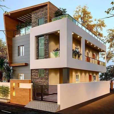 Exterior design // Front Elevation ₹₹₹ #sayyedinteriordesigner  #frontElevation  #3Dexterior