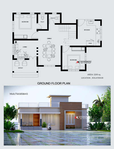 Beutiful 🤩🏠✨
Exterior with Plan .....
#ElevationHome #HouseDesigns #SmallHouse #MixedRoofHouse #KeralaStyleHouse #HouseRenovation #homeplans #homedesignideas  #3D_ELEVATION #exterior3D #exteriordesigns #CivilEngineer #civilengineers