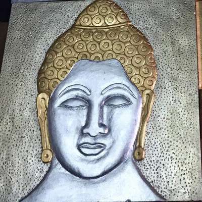 gold leaf on budda

 #buddhaart 
 #art