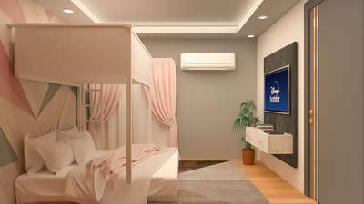 daughter bedroom design as per client demand........ #BedroomDecor  #MasterBedroom #BedroomDesigns #BedroomCeilingDesign