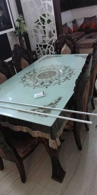 frost designer glass dining table