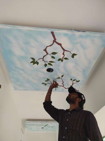 my wall painting .. ceiling art