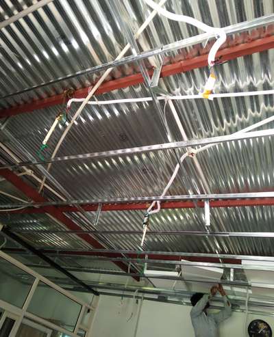 Teen shaed k neche #PVCFalseCeiling #Pvc #Pvcpanel #pvcpanelinstallation