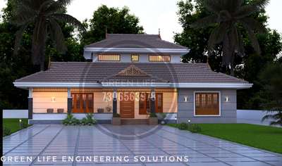 2550 sqft Traditional Single Storey Kerala style Home Design
Modern Style interior.
Plot : West Facing.
Owner: Padmakumar 
Location: veeyapuram
Sit Out
Living
Dining
Kitchen
Utility
Work Area
Pooja Room
Common Toilet
Court Yard
4 Bed with Attached
📱7306563978
www.glekerala.com
#keralahome #keralahomeplanners