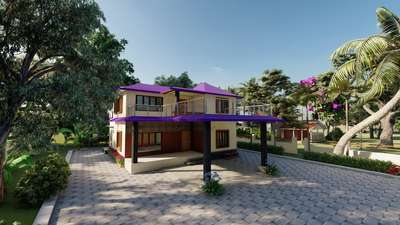 #architecturedesigns #KeralaStyleHouse #TraditionalHouse #contomporory #3dmodeling #kayamkulam