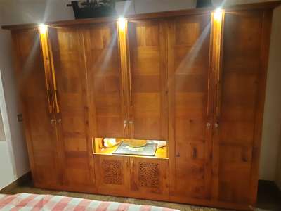 Wardrob with wooden handle led lights, Marasala interiors 9447threesixzero359