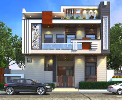 30x45 4bhk House plan  #HouseDesigns  #2DPlans  #3DPlans  #exteriordesigns  #jaipiur  #sikar  #arcuatedwallhouse  #jksarchitects