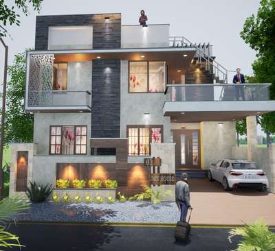 # Call Now 9649489706.👈👈
 # 40x70 Feet Plot 3D Front Elevation House Design.
 # Exteriors House Design.