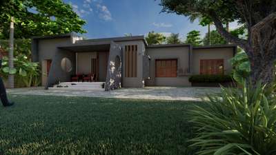 3D exterior modelling 🍁 
 #exterior_Work  #exterior_ #house_exterior_designs #exterior3D #HouseDesigns #ElevationDesign