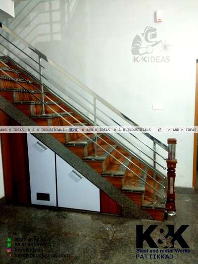 #StaircaseDecors  #stainless  #Steel  #kandk  #industrial  #new