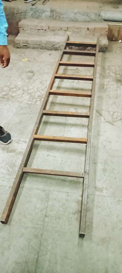 *ladder  *
2in by 1in  square tubing pipe  250 rupaye running feet,  per steps in 18 inch.10ft price  2500 in ms
