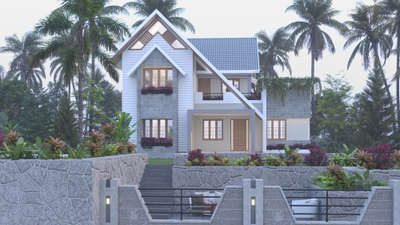 exterior design concept  #3delevationhome #homedesigningideas #homedesigne