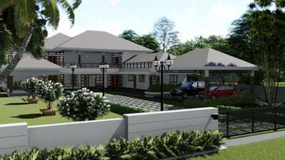 Residence for Mr. Manoj coming up at calicut #ProposedResidenceDesign  #Architect #architecturedesigns #KeralaStyleHouse