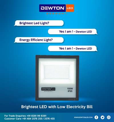 Dewton Out Door Flood Light available 10w to 200w